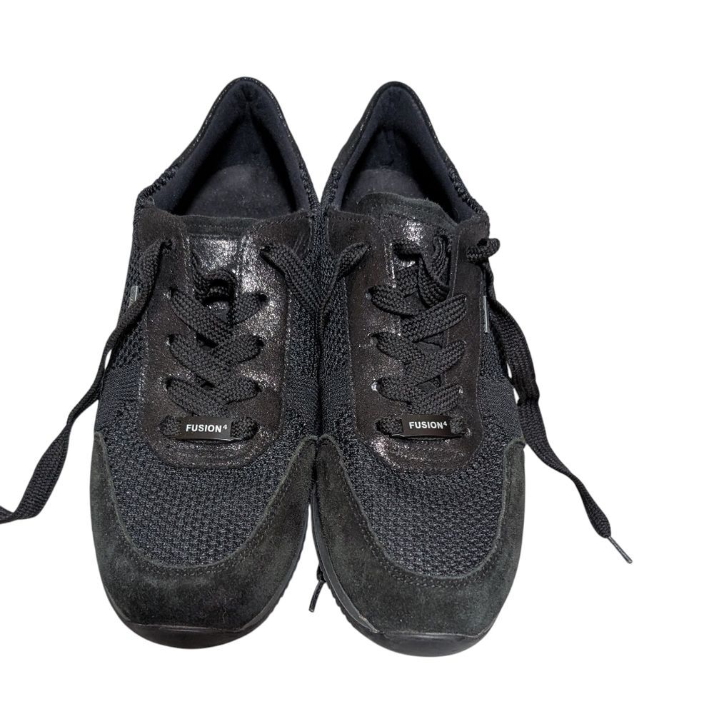 Ara Lila Black Suede Gore-Tex Oxford comfort waterproof sneaker size 7 lace up - Picture 9 of 9
